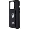 Karl Lagerfeld KLHCP14XGSACHPK iPhone 14 Pro Max 6.7 czarny/black hardcase Gripstand Saffiano Choupette Pins